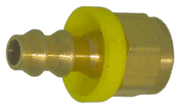 Female Inverted Flare Connectors, Brass