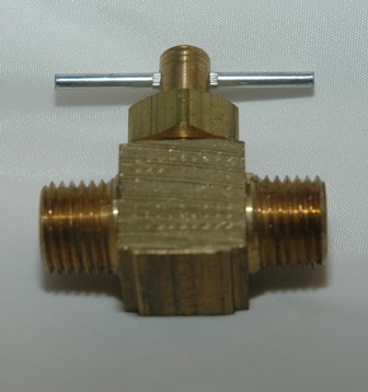 Straightway Needle Valve with Male Pipe x Male Pipe