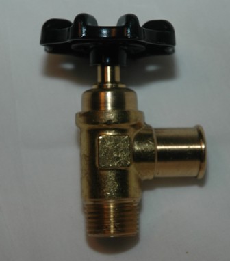 Truck Valve Male Pipe to Beaded End Hose Barb