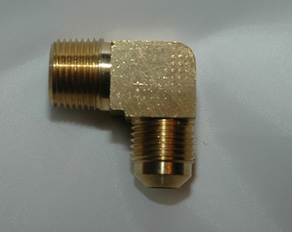 SAE Flare Tube Male NPT Connector Elbow 90