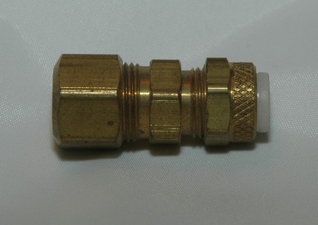 Brass Poly flow fitting