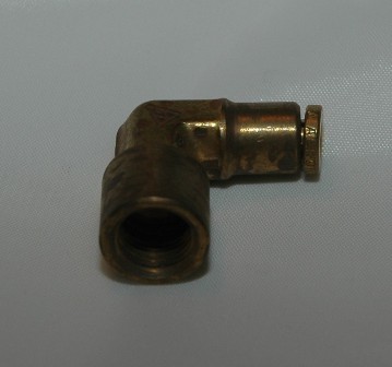 Brass push to connect fittings