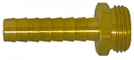 Male Garden Hose Long Shank - Straight Thread Pipe - Brass