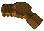 Copper Tube Compression Male Pipe Connector Elbow 45