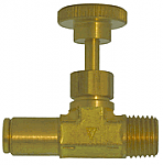 Brass push to connect fittings