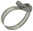Quick Release Clamp 9/16" Worm Drive, All Stainless